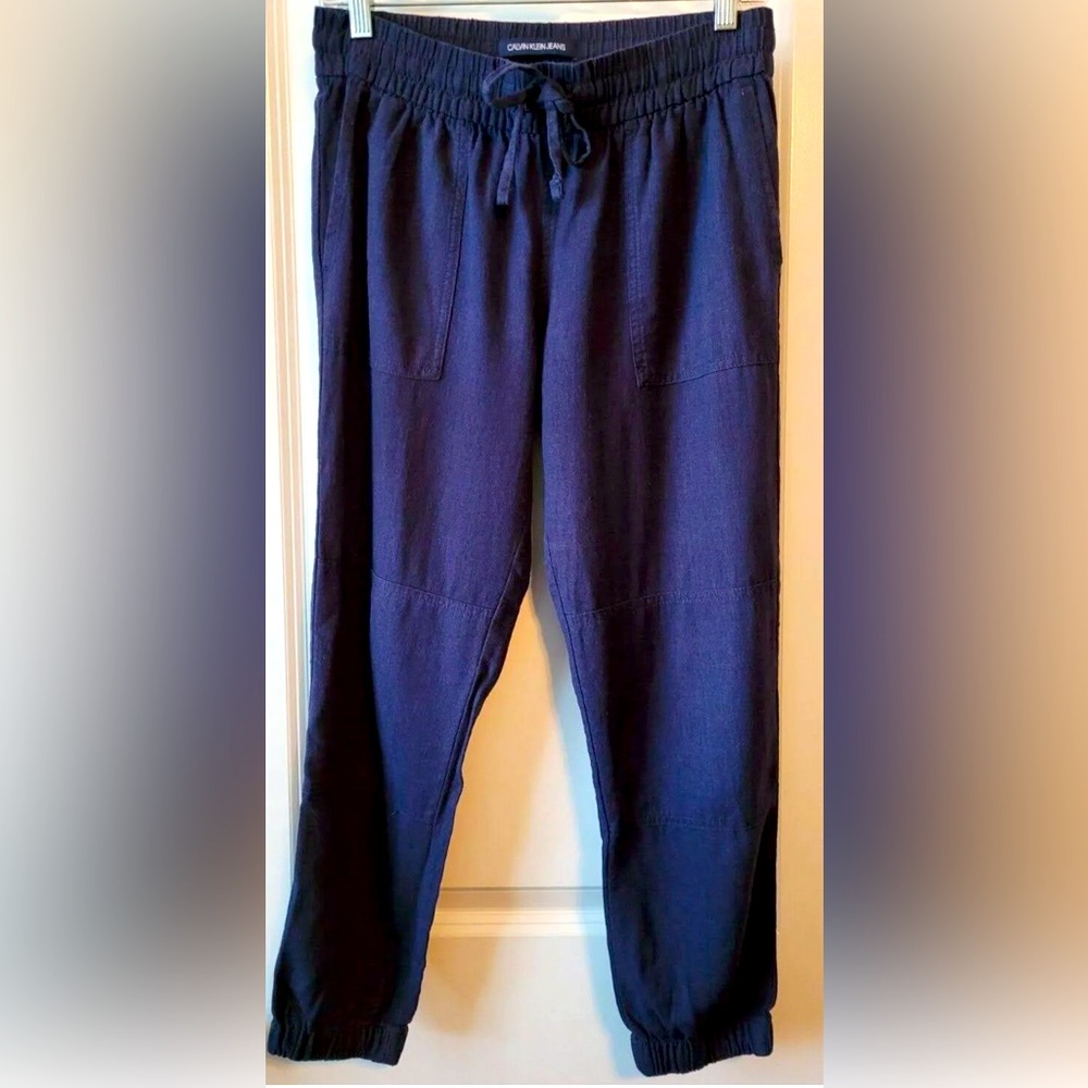 Calvin Klein denim jogger- Navy Blue size 2